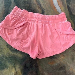 Pink Lululemon shorts